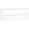 Mexen Orio Badezimmerschrank 120 cm mit Platte, 2 Schubladen, weiß matt - 91A10-12047-2-BFFC01