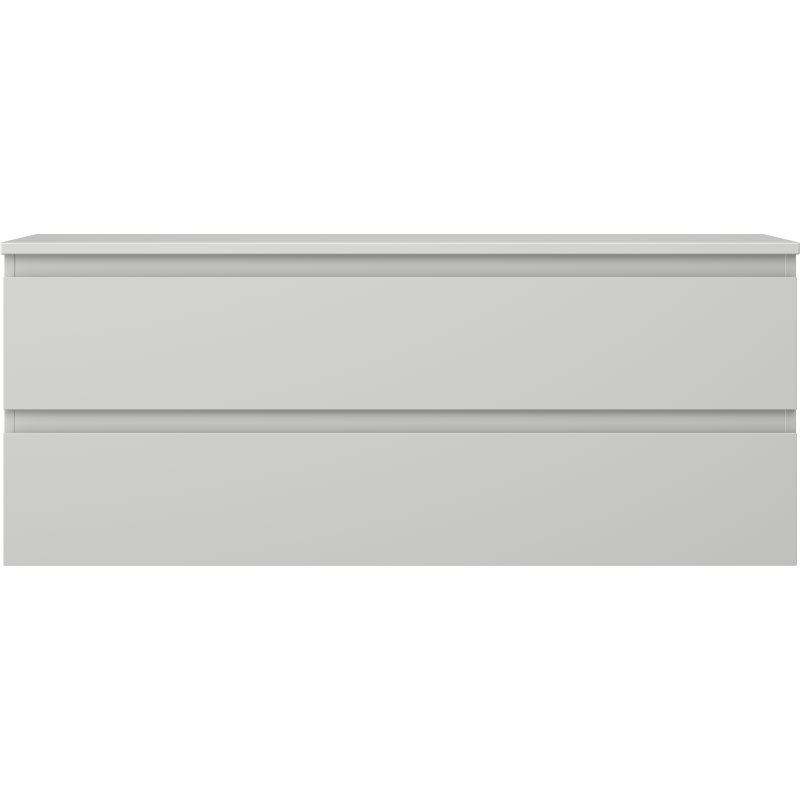 Mexen Orio badkamerkast onder wastafel 120 cm met blad, 2 lades, grijs mat - 91A10-12047-2-BFFC62