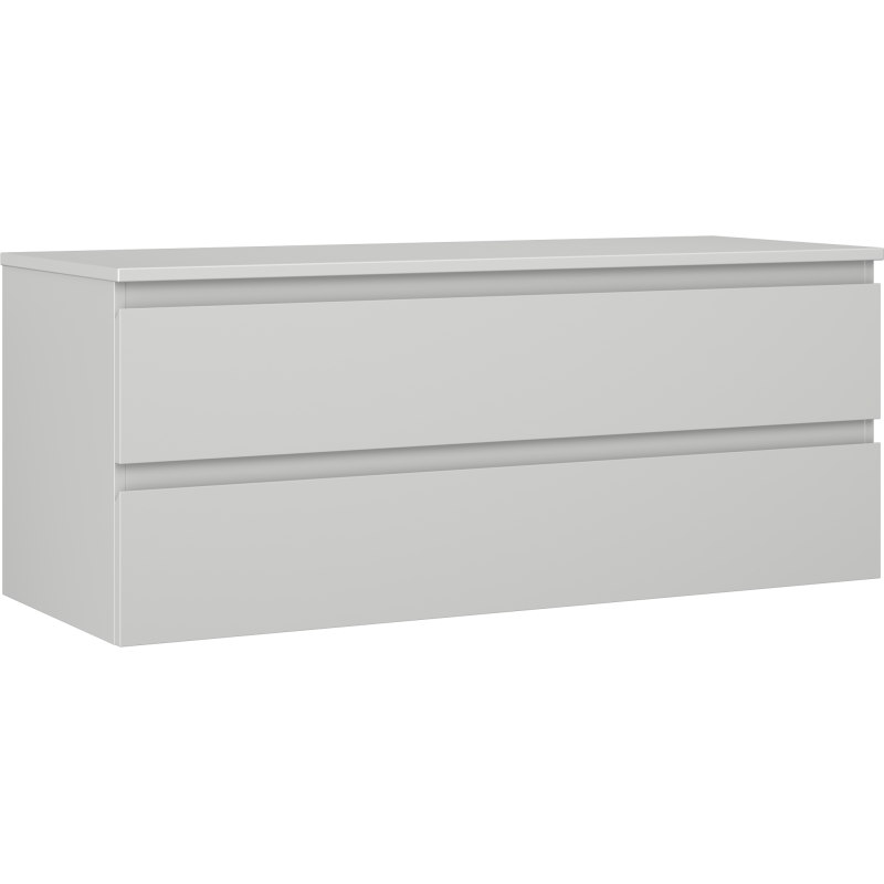 Mexen Orio armadietto da bagno sotto lavabo 120 cm con piano, 2 cassetti, grigio opaco - 91A10-12047-2-BFFC62