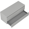 Mexen Orio meuble de salle de bains sous-lavabo 120 cm avec dessus, 2 tiroirs, gris mat - 91A10-12047-2-BFFC62