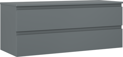 Mexen Orio vannitoa kapp koos tööpinnaga 120 cm, 2 sahtlit, matt grafiit - 91A10-12047-2-BFFC66