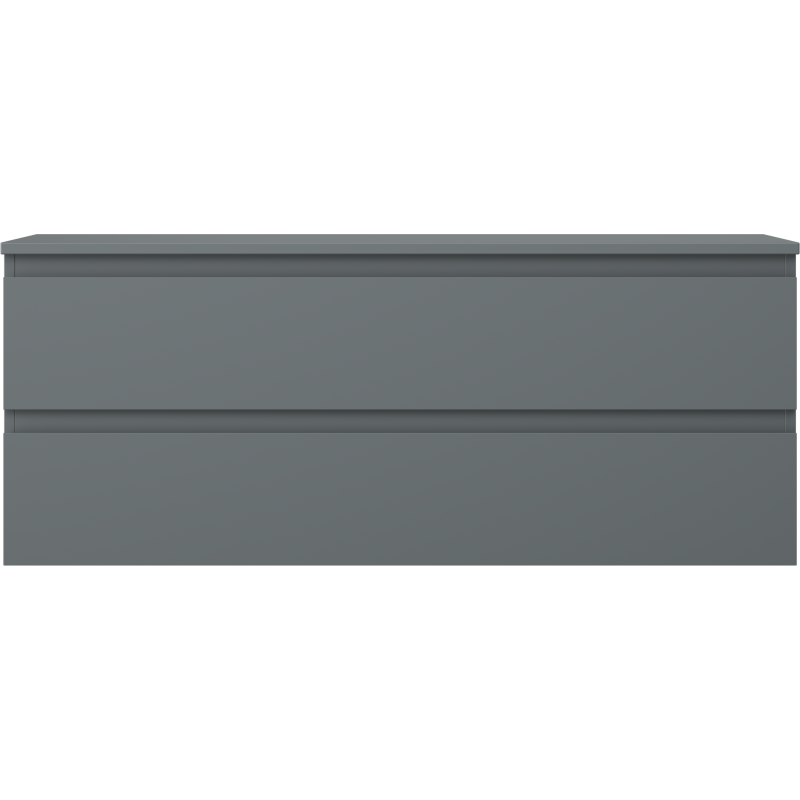 Mexen Orio mueble de baño bajo lavabo 120 cm con encimera, 2 cajones, grafito mate - 91A10-12047-2-BFFC66