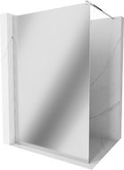 Mexen Kioto ścianka prysznicowa Walk-in 70 x 200 cm, lustro 8 mm, chrom - 800-070-101-01-50