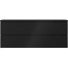 Mexen Orio armario de baño bajo lavabo 120 cm con encimera, 2 cajones, negro mate - 91A10-12047-2-BFFC71