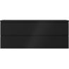 Mexen Orio bathroom cabinet under sink 120 cm with countertop, 2 drawers, matte black - 91A10-12047-2-BFFC71