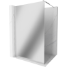 Mexen Kioto Walk-in Shower Screen 80 x 200 cm, Mirror 8 mm, Chrome - 800-080-101-01-50