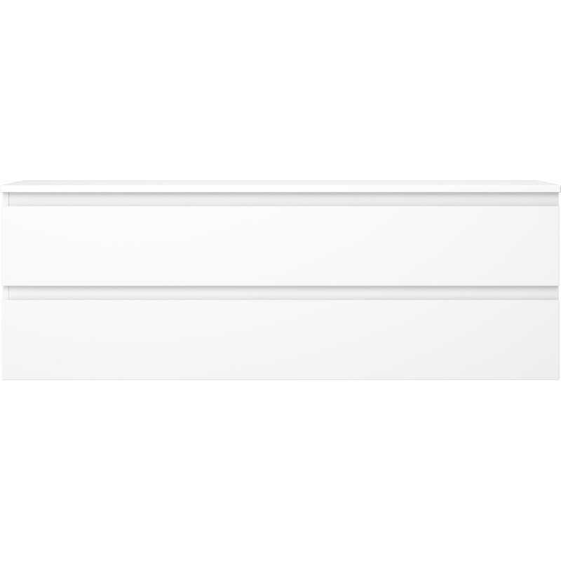 Mexen Orio vannitoakapp valamu alune 140 cm lauaga, 2 sahtlit, valge matt - 91A10-14047-2-BFFC01
