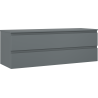 Mexen Orio Badezimmerschrank unter Waschbecken 140 cm mit Arbeitsplatte, 2 Schubladen, grafit matt - 91A10-14047-2-BFFC66
