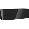 Mexen Orio vannitoakapp kraanikausi alla 140 cm, lauaga, 2 sahtlit, must läige - 91A10-14047-2-BFFC70