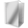 Mexen Kioto Walk-in Shower Screen 100 x 200 cm, Mirror 8 mm, Chrome - 800-100-101-01-50
