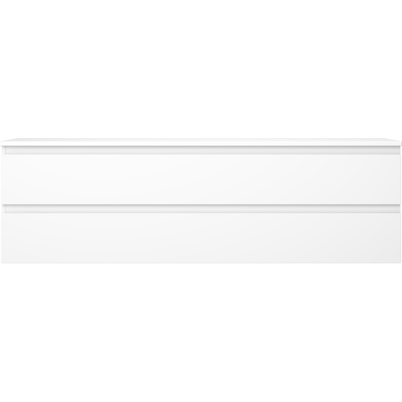 Mexen Orio mobile da bagno sottolavabo 160 cm con piano, 2 cassetti, bianco opaco - 91A10-16047-2-BFFC01