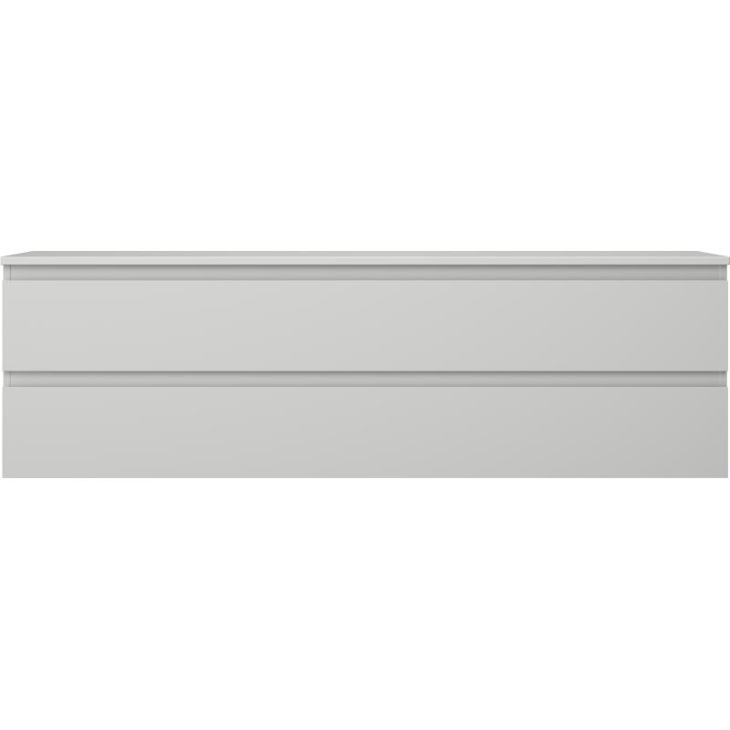 Mexen Orio mobile da bagno sottolavabo 160 cm con piano, 2 cassetti, grigio opaco - 91A10-16047-2-BFFC62