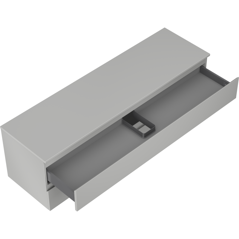 Mexen Orio mobile da bagno sottolavabo 160 cm con piano, 2 cassetti, grigio opaco - 91A10-16047-2-BFFC62