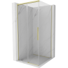Mexen Rox cabine de douche coulissante 95 x 95 cm, transparent, or - 8C2-095-095-50-00