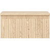 Mexen Rivel Badezimmerunterschrank 50 cm mit Arbeitsplatte, 1 Schublade, geriffelt, Eiche - 91A20-05023-1-BFC81