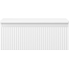 Mexen Rivel vannitoakapp, kraanikausi aluskapp 60 cm lauaga, 1 sahtel, sooneline, valge matt - 91A20-06023-1-BFC01