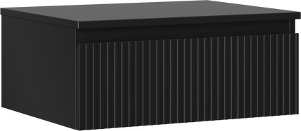 Mexen Rivel Buedzëmmerënnerschrëft 60 cm mat Blat, 1 Tirang, räiflech, schwaarz matte - 91A20-06023-1-BFC71