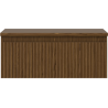 Mexen Rivel Waschtischunterschrank 60 cm mit Arbeitsplatte, 1 Schublade, geriffelt, Nussbaum - 91A20-06023-1-BFC86