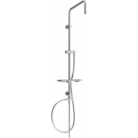Mexen T colonne de douche, gris gun brossé - 7939399-66