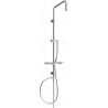 Mexen T shower column, gun gray brushed - 7939399-66