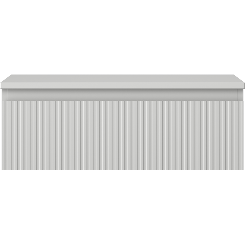 Mexen Rivel meuble de salle de bain 70 cm avec plan de travail, 1 tiroir, rainuré, gris mat - 91A20-07023-1-BFC62