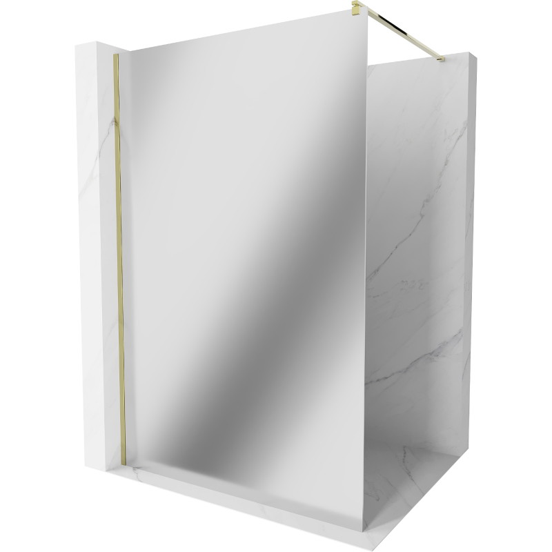 Mexen Kioto dušisein Walk-in 110 x 200 cm, peegel 8 mm, kuldne - 800-110-101-50-50