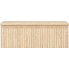 Mexen Rivel Badezimmerschrank 70 cm mit Arbeitsplatte, 1 Schublade, geriffelt, Eiche - 91A20-07023-1-BFC81