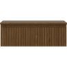 Mexen Rivel badkamerkast onder de wastafel 70 cm met blad, 1 lade, gegroefd, walnoot - 91A20-06023-1-BFC86 - 91A20-07023-1-BFC86