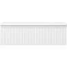 Mexen Rivel Badezimmerunterschrank für Waschbecken 80 cm mit Platte, 1 Schublade, gerillt, weiß matt - 91A20-08023-1-BFC01
