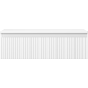 Mexen Rivel badkamerkast onder de wastafel 80 cm met blad, 1 lade, geribbeld, wit mat - 91A20-08023-1-BFC01