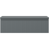 Mexen Rivel Badezimmerschrank 80 cm mit Arbeitsplatte, 1 Schublade, gerillt, Graphit matt - 91A20-08023-1-BFC66