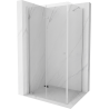 Mexen Lima folding shower enclosure 110 x 100 cm, transparent, chrome - 856-110-100-01-00