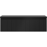 Mexen Rivel Waschtischunterschrank 80 cm mit Arbeitsplatte, 1 Schublade, geriffelt, schwarz matt - 91A20-08023-1-BFC71