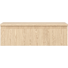 Mexen Rivel Badezimmerunterschrank für Waschbecken 80 cm mit Arbeitsplatte, 1 Schublade, gerillt, Eiche - 91A20-08023-1-BFC81
