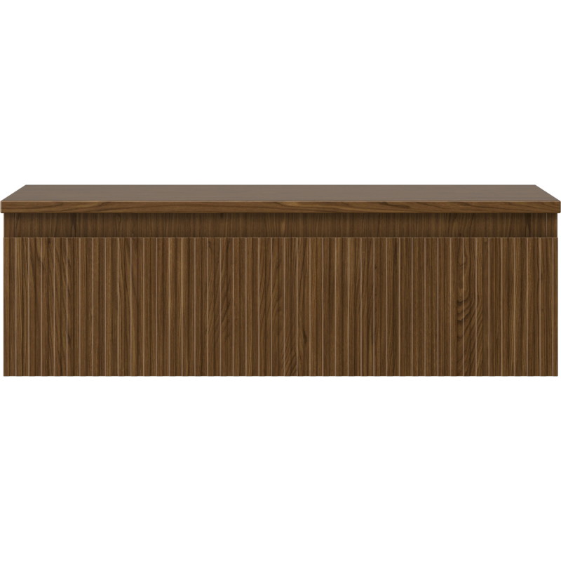 Mexen Rivel vannitoakapp tööpinnaga 80 cm, 1 sahtel, sooniline, pähkel - 91A20-08023-1-BFC86