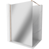 Mexen Kioto douchewand Walk-in 100 x 200 cm, spiegel 8 mm, roze goud - 800-100-101-60-50