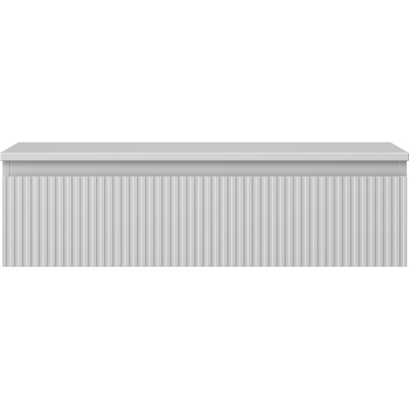 Mexen Rivel 90 cm valamu alune kapp koos tööpinnaga, 1 sahtel, sooniline, hall matt - 91A20-09023-1-BFC62