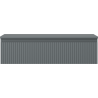 Mexen Rivel Badezimmerschrank 90 cm mit Arbeitsplatte, 1 Schublade, geriffelt, Graphit Matt - 91A20-09023-1-BFC66