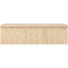 Mexen Rivel vannitoamööbli kapp 90 cm lauaplaadiga, 1 sahtel, rihveldatud, tamm - 91A20-09023-1-BFC81