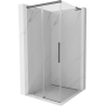 Mexen Rox L kabina prysznicowa rozsuwana 90 x 90 cm, transparent, gun metal - 8C2L-090-090-95-00