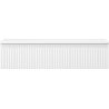 Mexen Rivel Badezimmerschrank 100 cm mit Platte, 1 Schublade, gerillt, weiß matt - 91A20-10023-1-BFC01