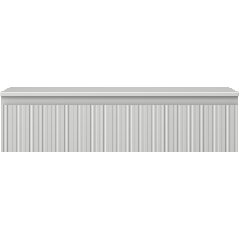 Mexen Rivel armadietto da bagno sotto lavabo 100 cm con piano, 1 cassetto, scanalato, grigio opaco - 91A20-10023-1-BFC62