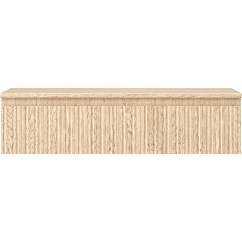 Mexen Rivel vannitoakapp valamu all 100 cm koos tööpinnaga, 1 sahtel, sooneline, tamm - 91A20-10023-1-BFC81