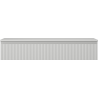 Mexen Rivel Badezimmer-Unterschrank 120 cm mit Platte, 1 Schublade, gerillt, grau matt - 91A20-12023-1-BFC62