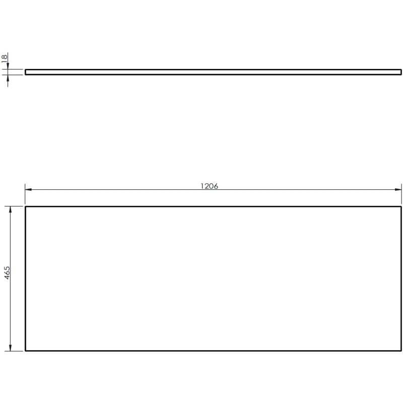Mexen Rivel mobile da bagno sotto lavabo 120 cm con top, 1 cassetto, scanalato, nero opaco - 91A20-12023-1-BFC71
