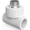 Mexen PPR geschweißtes T-Stück für PPR-Rohre 32 x 1/2 AG x 20 - W97333-3212M20-00