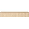 Mexen Rivel meuble de salle de bains sous vasque 140 cm avec plateau, 1 tiroir, rainuré, chêne - 91A20-14023-1-BFC81