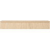Mexen Rivel Badezimmer-Unterschrank 160 cm mit Arbeitsplatte, 1 Schublade, geriffelt, Eiche - 91A20-16023-1-BFC81