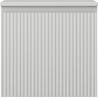 Mexen Rivel badkamerkastje onder de wastafel 50 cm met blad, 1 lade, gegroefd, grijs mat - 91A20-05047-1-BFC62