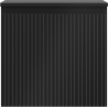 Mexen Rivel Badezimmerschrank 50 cm mit Arbeitsplatte, 1 Schublade, geriffelt, schwarz matt - 91A20-05047-1-BFC71
